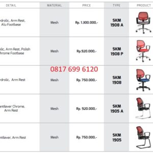 Kursi Kantor Chairman Ecos SKM 1908 A, SKM 1908 P, SKM 1908, SKM 1905 A, SKM 1905