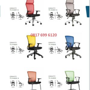 Kursi Kantor Chairman GRAVITY TS - 04801, TS - 04803, TS - 04805 A, TS - 04901 A, TS - 04903, TS - 04905