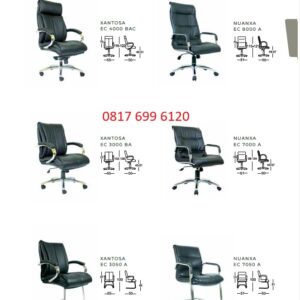 Kursi Kantor Chairman XANTOSA EC - 3000 BA, EC - 3050 A, EC - 4000 BAC & NUANXA EC - 7000 A, EC - 7050 A, EC - 8000 A